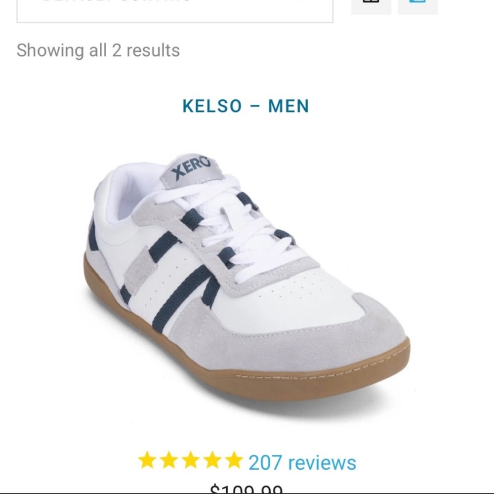 Men’s kelso right foot size 10, left foot size 10.5